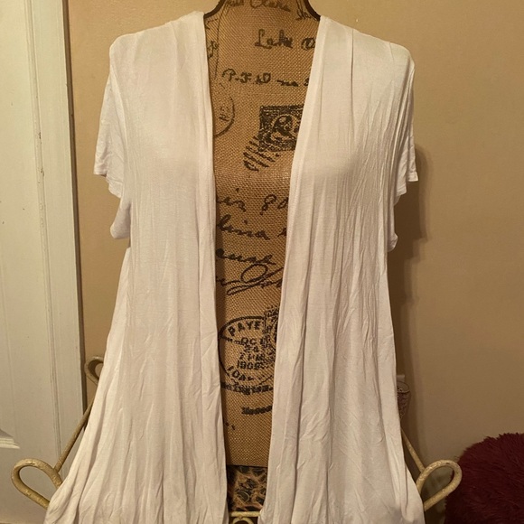 Apt. 9 Jackets & Blazers - Apt. 9 Women's White Open Front Cardigan